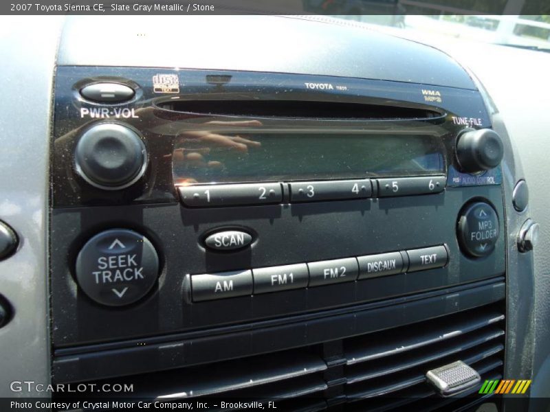 Slate Gray Metallic / Stone 2007 Toyota Sienna CE