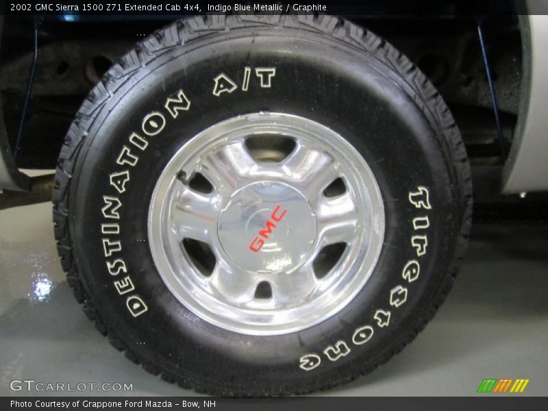 Indigo Blue Metallic / Graphite 2002 GMC Sierra 1500 Z71 Extended Cab 4x4