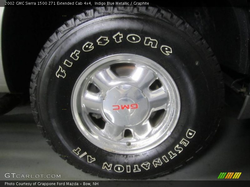 Indigo Blue Metallic / Graphite 2002 GMC Sierra 1500 Z71 Extended Cab 4x4