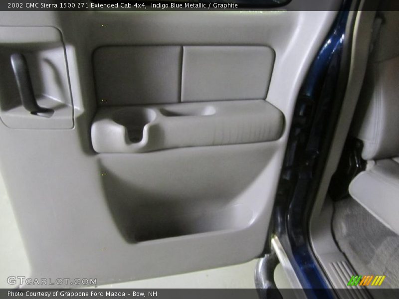 Indigo Blue Metallic / Graphite 2002 GMC Sierra 1500 Z71 Extended Cab 4x4