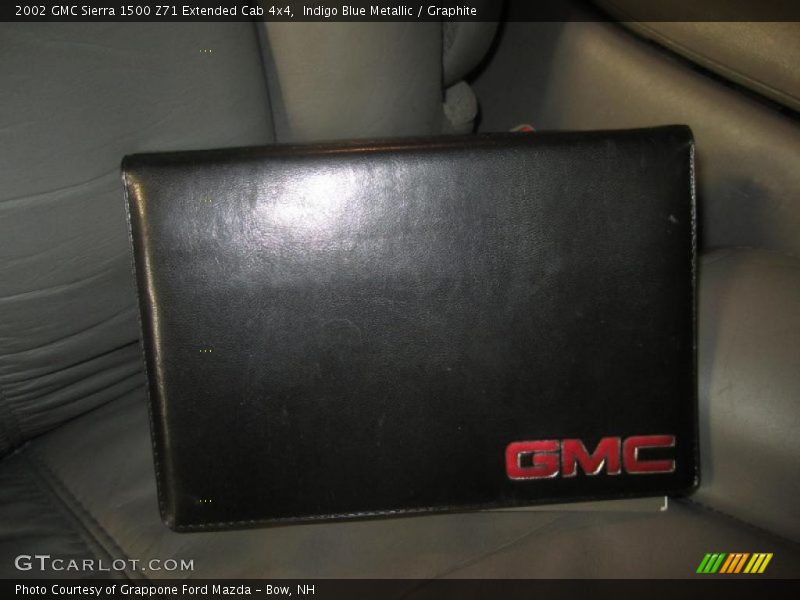 Indigo Blue Metallic / Graphite 2002 GMC Sierra 1500 Z71 Extended Cab 4x4