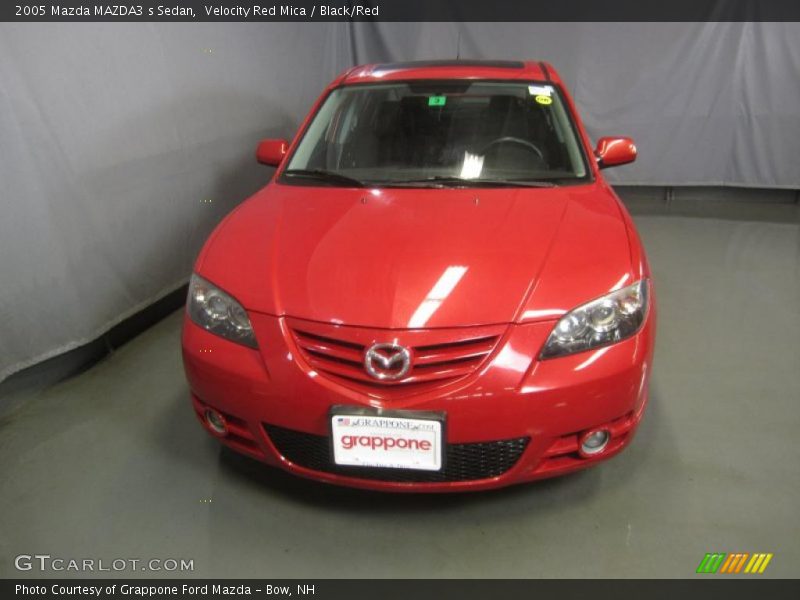 Velocity Red Mica / Black/Red 2005 Mazda MAZDA3 s Sedan