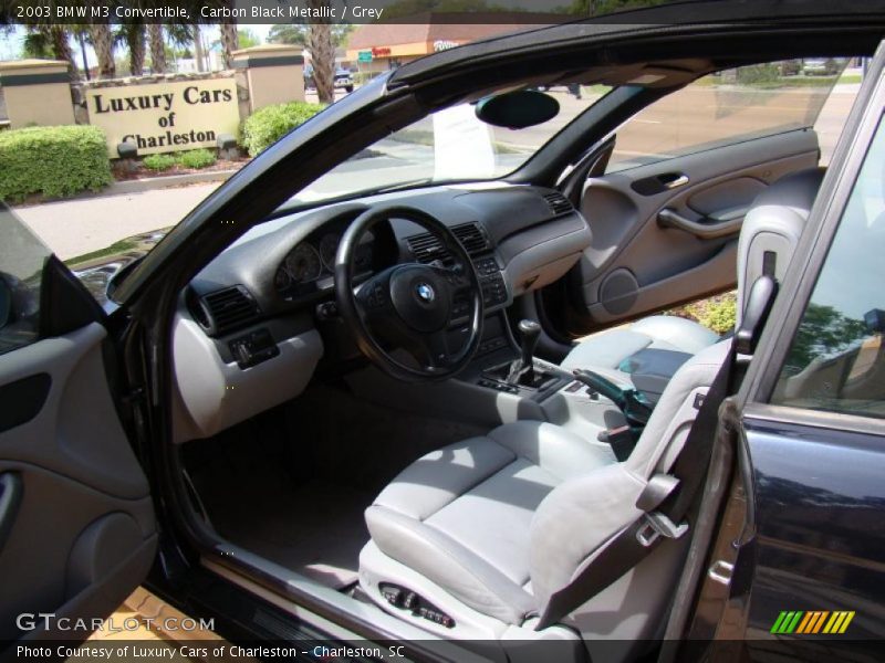 Carbon Black Metallic / Grey 2003 BMW M3 Convertible
