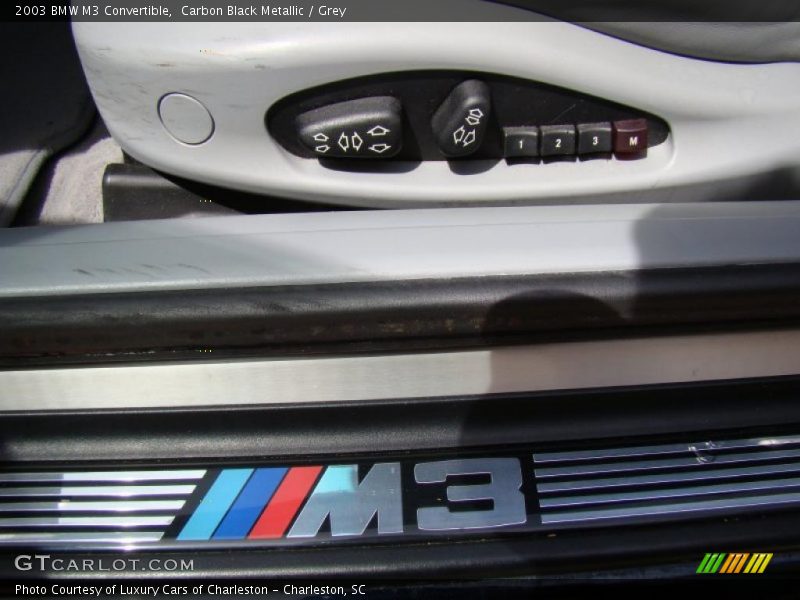 Carbon Black Metallic / Grey 2003 BMW M3 Convertible