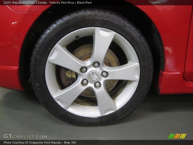 Velocity Red Mica / Black/Red 2005 Mazda MAZDA3 s Sedan