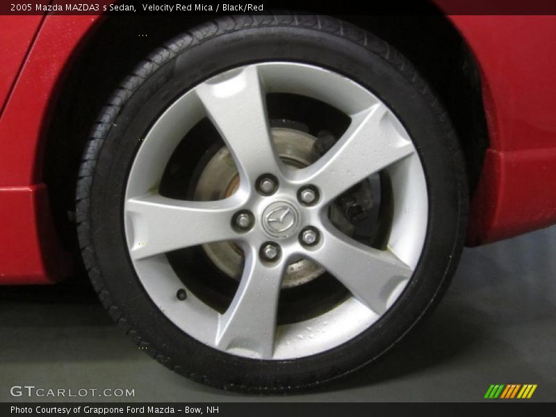 Velocity Red Mica / Black/Red 2005 Mazda MAZDA3 s Sedan