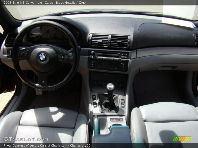 Carbon Black Metallic / Grey 2003 BMW M3 Convertible