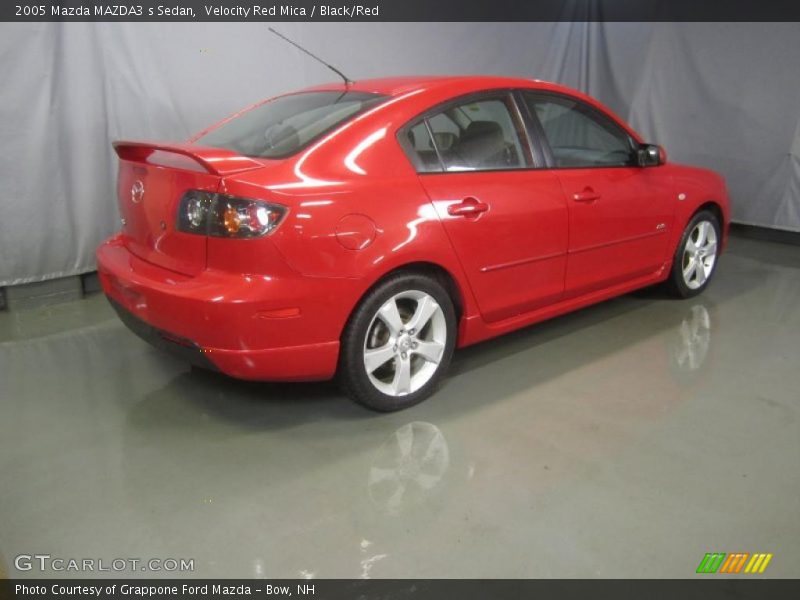Velocity Red Mica / Black/Red 2005 Mazda MAZDA3 s Sedan