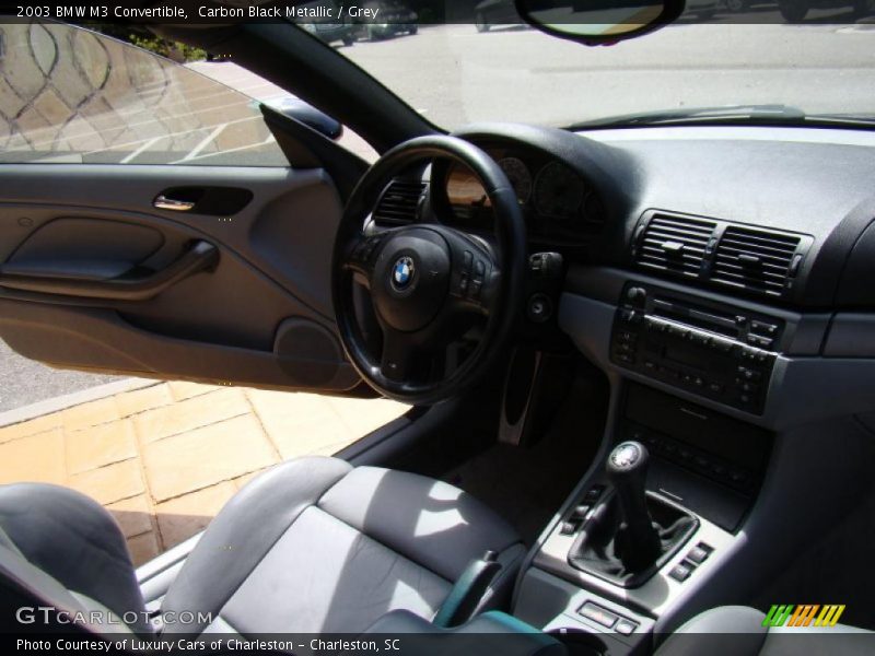 Carbon Black Metallic / Grey 2003 BMW M3 Convertible