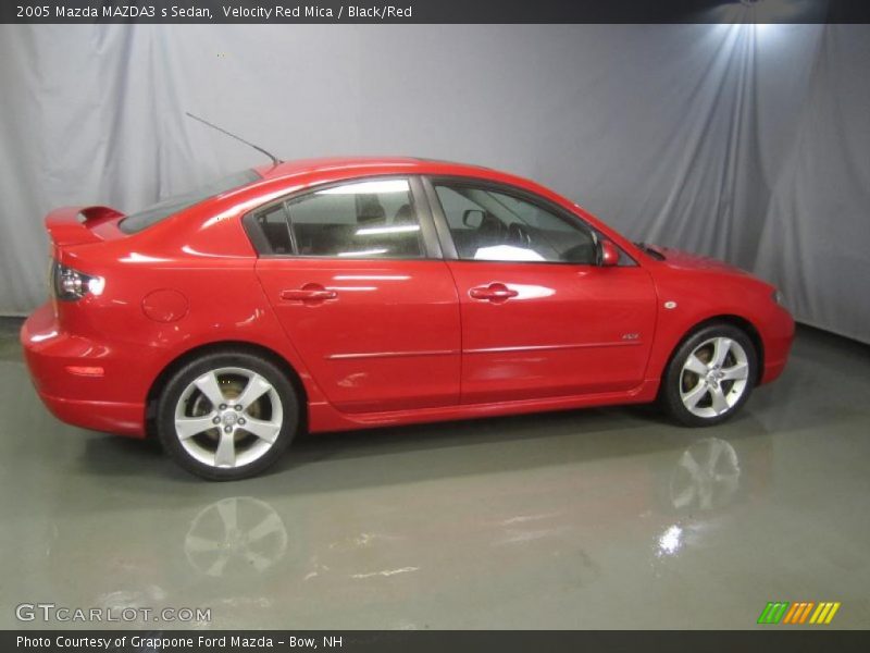 Velocity Red Mica / Black/Red 2005 Mazda MAZDA3 s Sedan