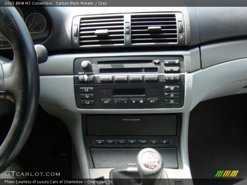 Carbon Black Metallic / Grey 2003 BMW M3 Convertible