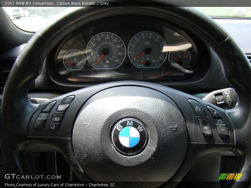Carbon Black Metallic / Grey 2003 BMW M3 Convertible