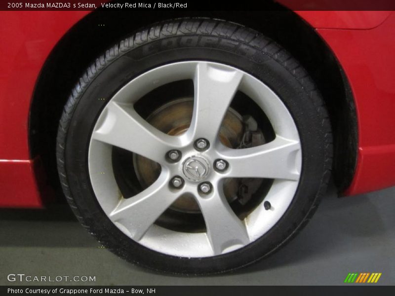 Velocity Red Mica / Black/Red 2005 Mazda MAZDA3 s Sedan