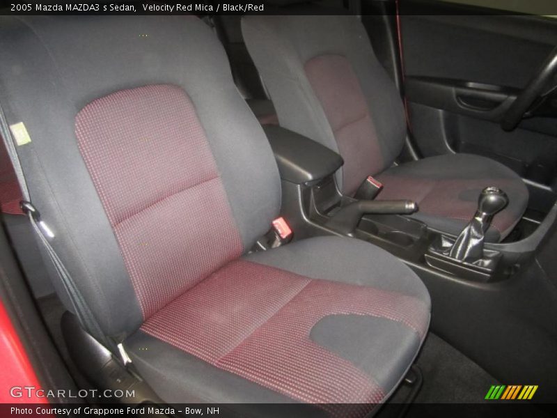 Velocity Red Mica / Black/Red 2005 Mazda MAZDA3 s Sedan
