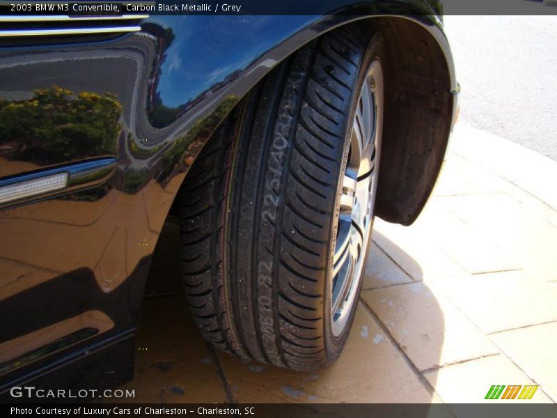 Carbon Black Metallic / Grey 2003 BMW M3 Convertible