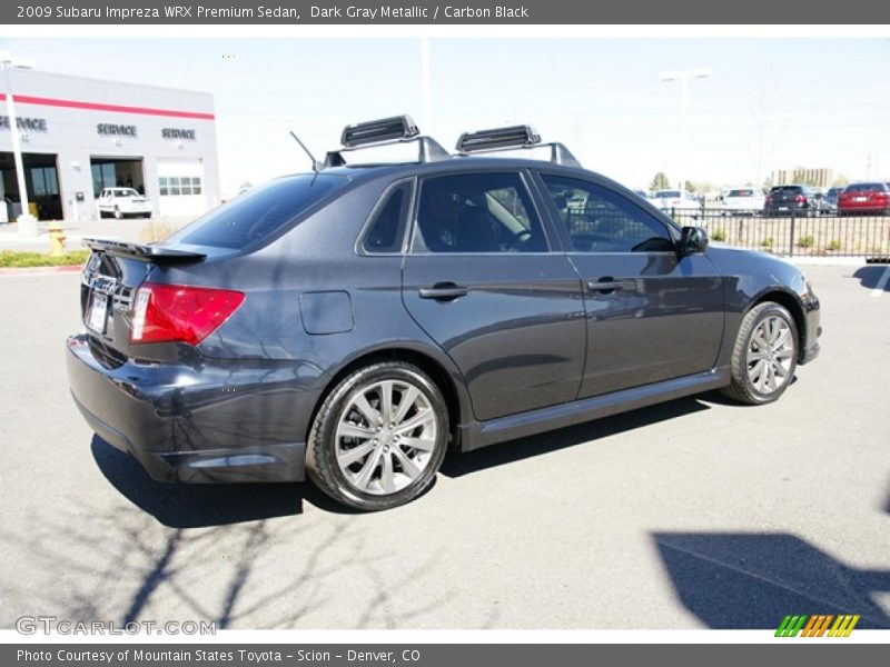 Dark Gray Metallic / Carbon Black 2009 Subaru Impreza WRX Premium Sedan