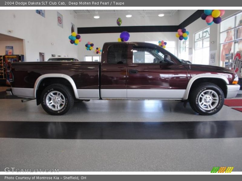  2004 Dakota SLT Club Cab Deep Molten Red Pearl