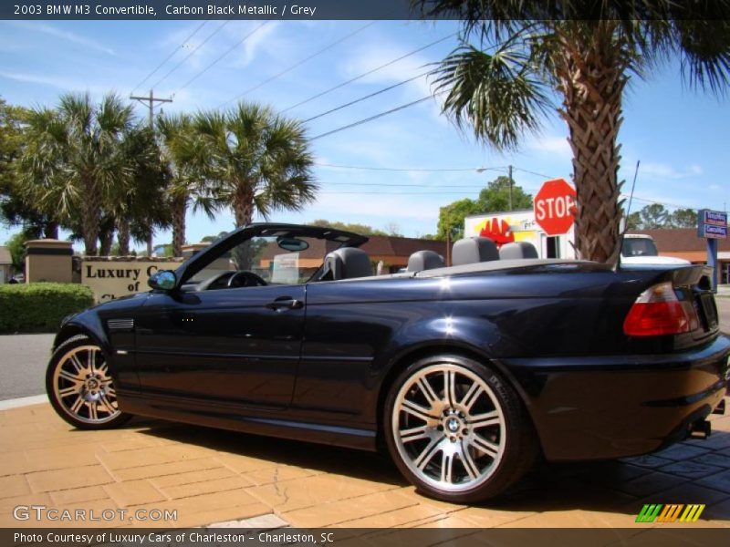 Carbon Black Metallic / Grey 2003 BMW M3 Convertible