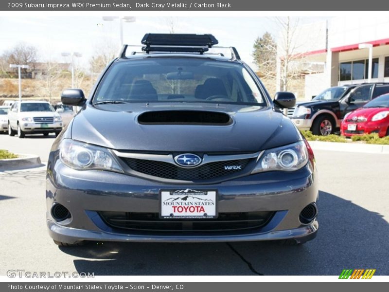 Dark Gray Metallic / Carbon Black 2009 Subaru Impreza WRX Premium Sedan