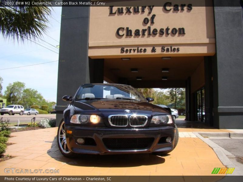 Carbon Black Metallic / Grey 2003 BMW M3 Convertible