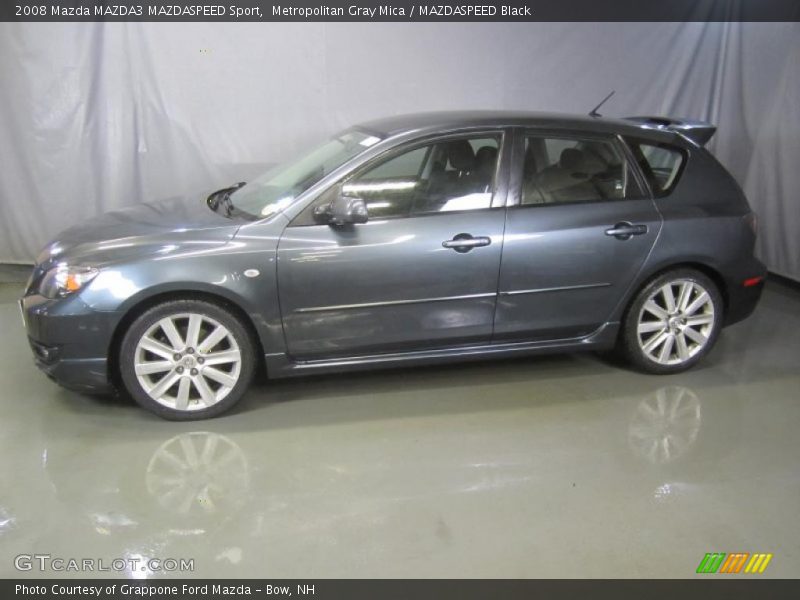 Metropolitan Gray Mica / MAZDASPEED Black 2008 Mazda MAZDA3 MAZDASPEED Sport