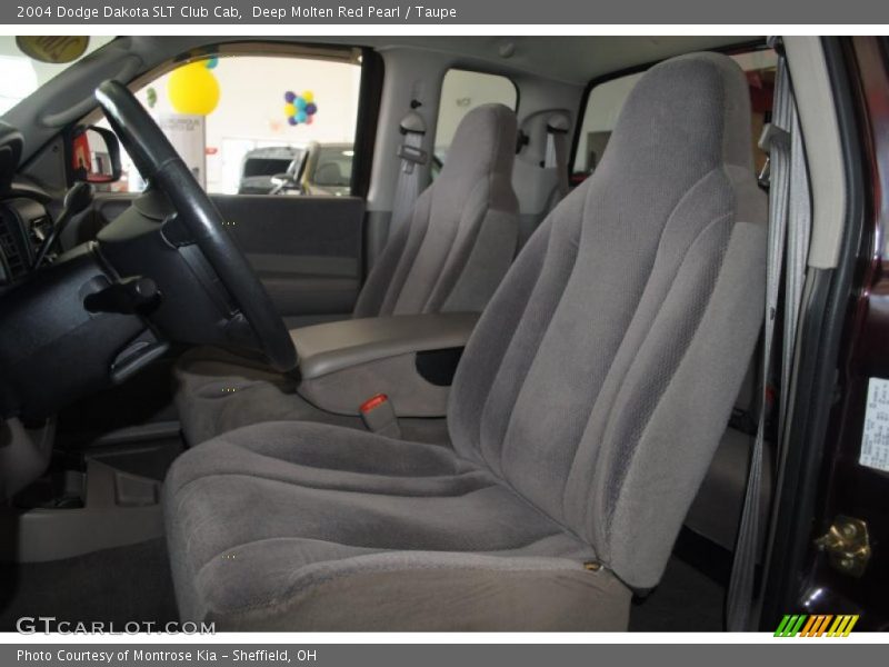 Deep Molten Red Pearl / Taupe 2004 Dodge Dakota SLT Club Cab