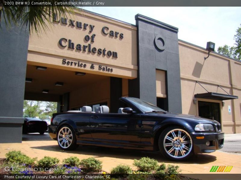 Carbon Black Metallic / Grey 2003 BMW M3 Convertible