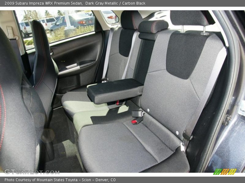 Dark Gray Metallic / Carbon Black 2009 Subaru Impreza WRX Premium Sedan
