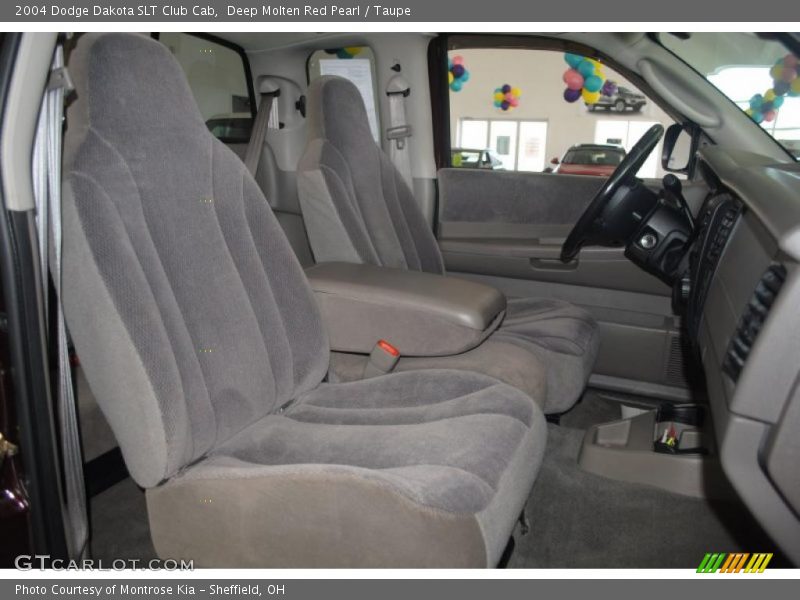 Deep Molten Red Pearl / Taupe 2004 Dodge Dakota SLT Club Cab