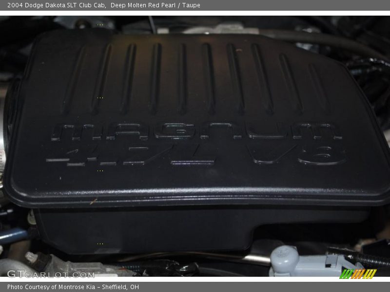 Deep Molten Red Pearl / Taupe 2004 Dodge Dakota SLT Club Cab