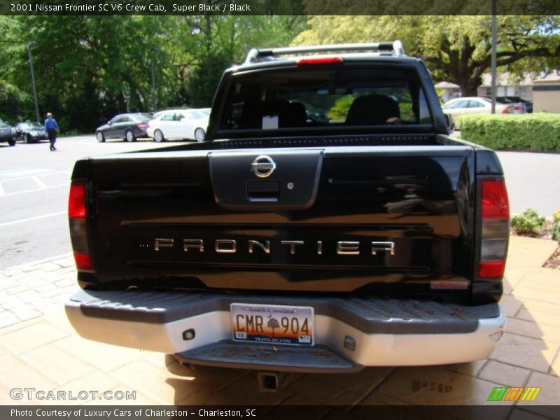 Super Black / Black 2001 Nissan Frontier SC V6 Crew Cab