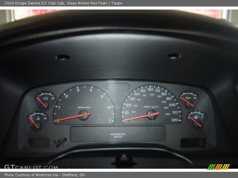  2004 Dakota SLT Club Cab SLT Club Cab Gauges
