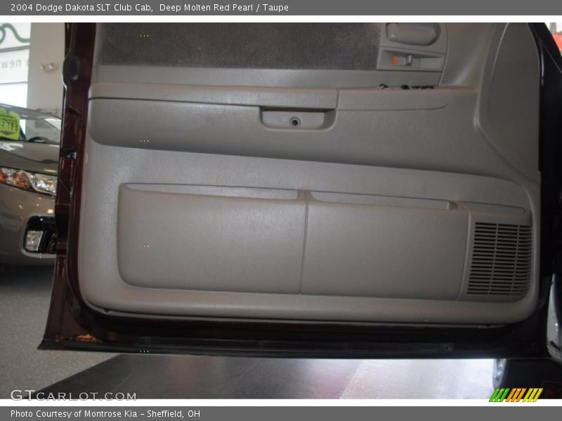 Deep Molten Red Pearl / Taupe 2004 Dodge Dakota SLT Club Cab