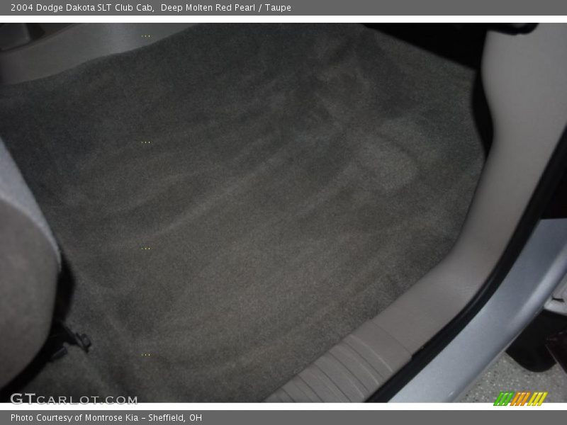 Deep Molten Red Pearl / Taupe 2004 Dodge Dakota SLT Club Cab