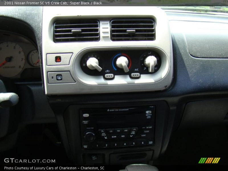 Super Black / Black 2001 Nissan Frontier SC V6 Crew Cab