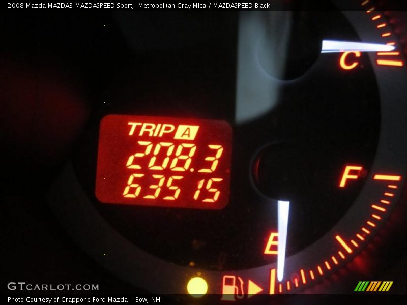 Metropolitan Gray Mica / MAZDASPEED Black 2008 Mazda MAZDA3 MAZDASPEED Sport