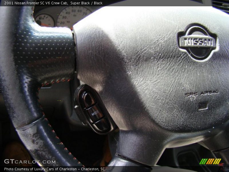 Super Black / Black 2001 Nissan Frontier SC V6 Crew Cab