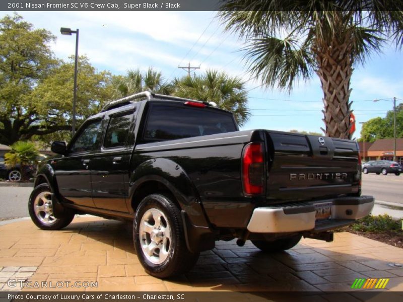 Super Black / Black 2001 Nissan Frontier SC V6 Crew Cab