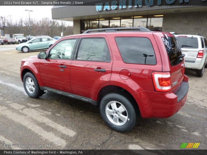 Sangria Red Metallic / Stone 2011 Ford Escape XLT