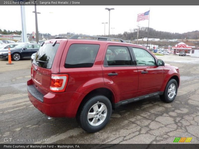 Sangria Red Metallic / Stone 2011 Ford Escape XLT