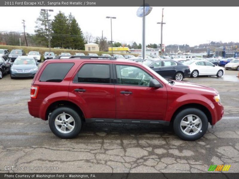 Sangria Red Metallic / Stone 2011 Ford Escape XLT