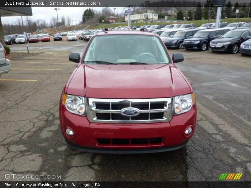 Sangria Red Metallic / Stone 2011 Ford Escape XLT