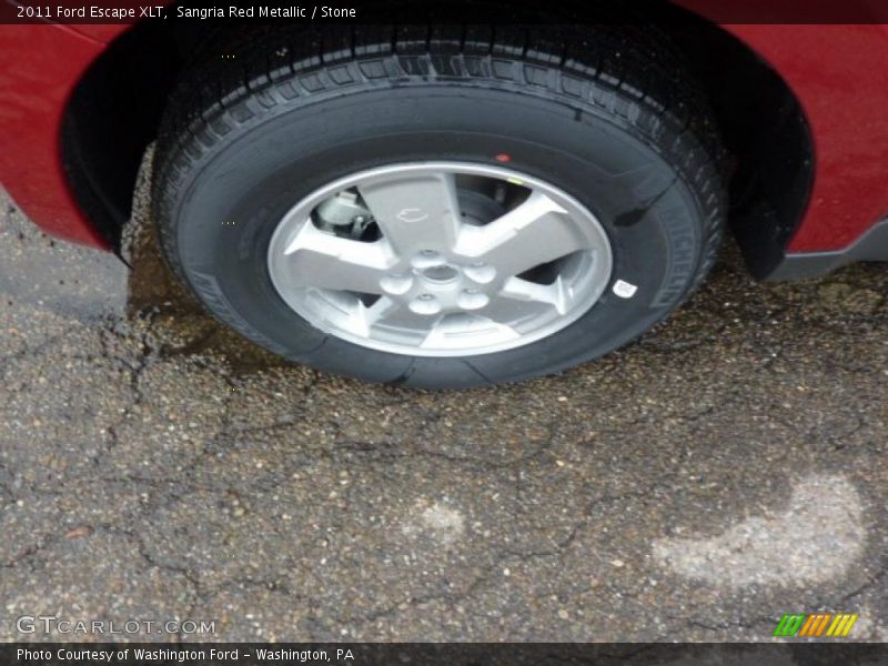 Sangria Red Metallic / Stone 2011 Ford Escape XLT