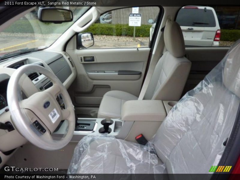 Sangria Red Metallic / Stone 2011 Ford Escape XLT