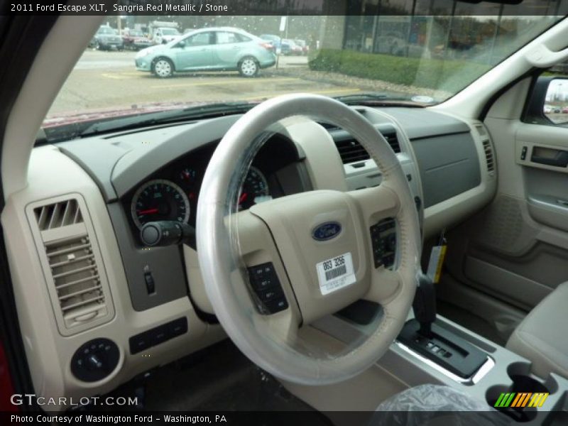 Sangria Red Metallic / Stone 2011 Ford Escape XLT