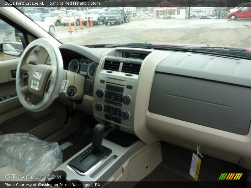 Sangria Red Metallic / Stone 2011 Ford Escape XLT