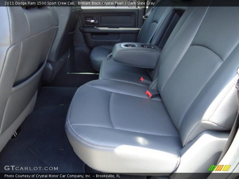 Brilliant Black Crystal Pearl / Dark Slate Gray 2011 Dodge Ram 1500 Sport Crew Cab