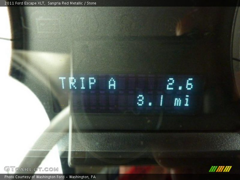 Sangria Red Metallic / Stone 2011 Ford Escape XLT