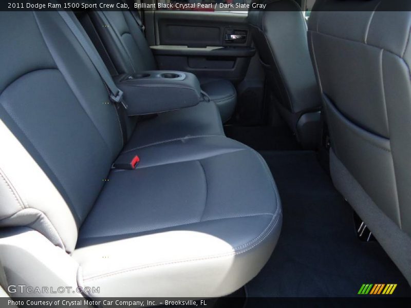 Brilliant Black Crystal Pearl / Dark Slate Gray 2011 Dodge Ram 1500 Sport Crew Cab