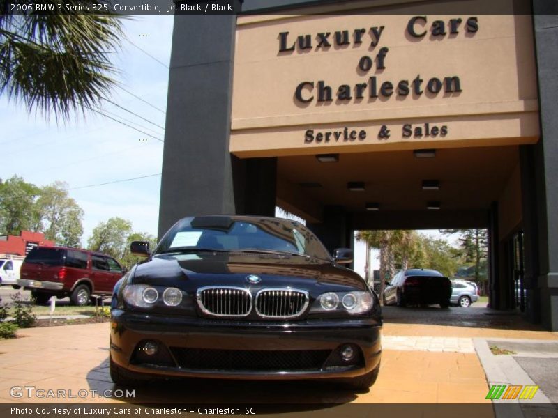 Jet Black / Black 2006 BMW 3 Series 325i Convertible